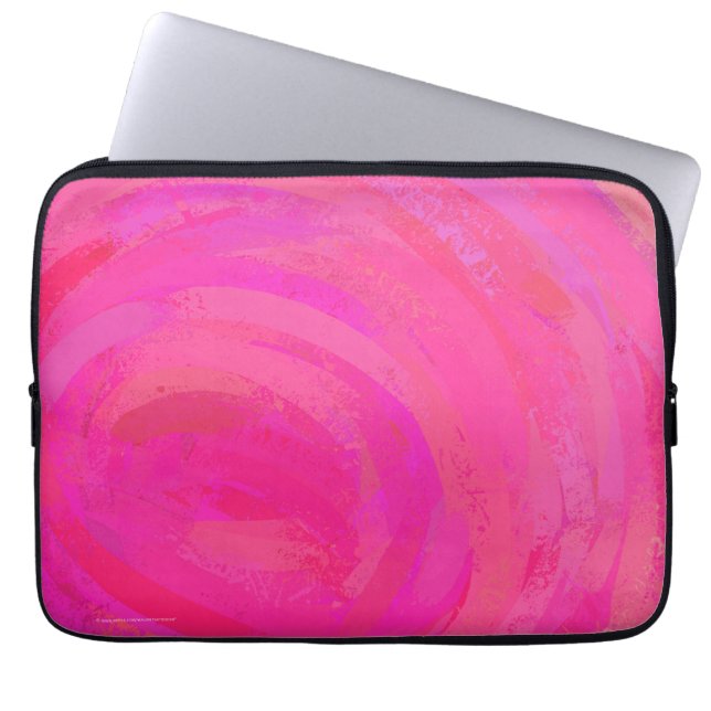 Pink Passion Laptop Sleeve (Front)
