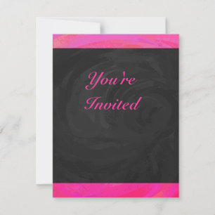 Pink Passion Personalised Invitation
