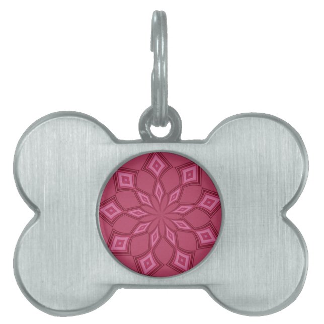 PINK PASSION PET NAME TAG (Front)