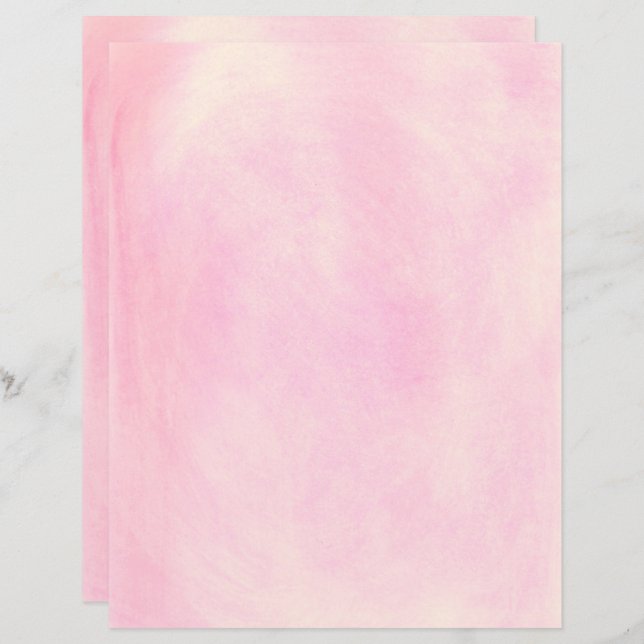 Pink Pastel Blends Background Scrapbook Paper (Front/Back)
