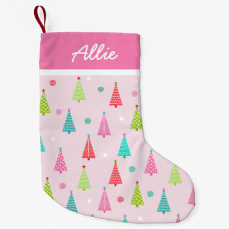 Pink Pastel Christmas Stocking