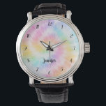 Pink Pastel Tie Dye Girly Chic                     Watch<br><div class="desc">Pink Pastel Tie Dye Girly Chic                              

 
 
 
, pink pastel tie dye, 

girly rainbow tie dye, 

soft pastel swirl pattern, 

colorful feminine summer  background, 

trendy pastel aesthetic design, 

rainbow watercolor tie dye, 

cute girly boho pattern, 

pastel rainbow spiral texture, 

modern colorful girly background, 

bright soft tie dye pattern, </div>