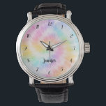 Pink Pastel Tie Dye Girly Chic                     Watch<br><div class="desc">Pink Pastel Tie Dye Girly Chic                              

 
 
 
, pink pastel tie dye, 

girly rainbow tie dye, 

soft pastel swirl pattern, 

colorful feminine summer  background, 

trendy pastel aesthetic design, 

rainbow watercolor tie dye, 

cute girly boho pattern, 

pastel rainbow spiral texture, 

modern colorful girly background, 

bright soft tie dye pattern, </div>