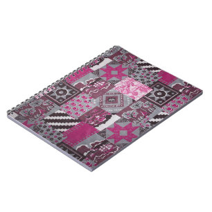 Pink Patchwork Notebook