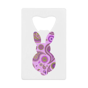 Pink Pattern Bunny Shape