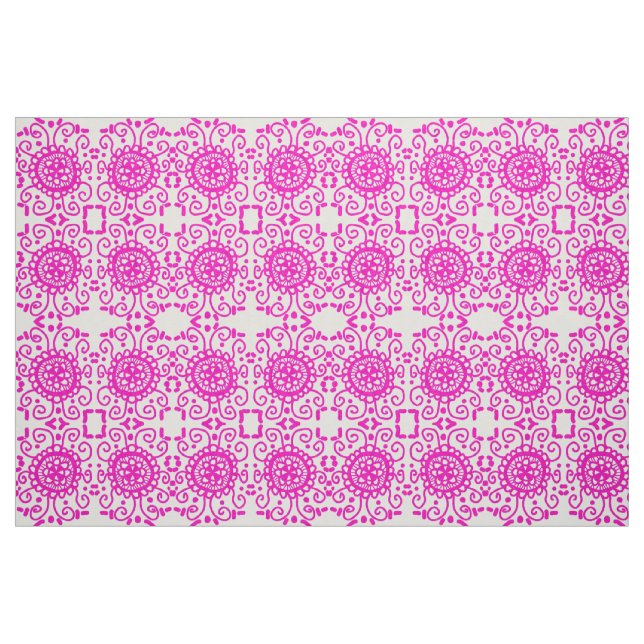 pink pattern fabric (Fat Quarter)