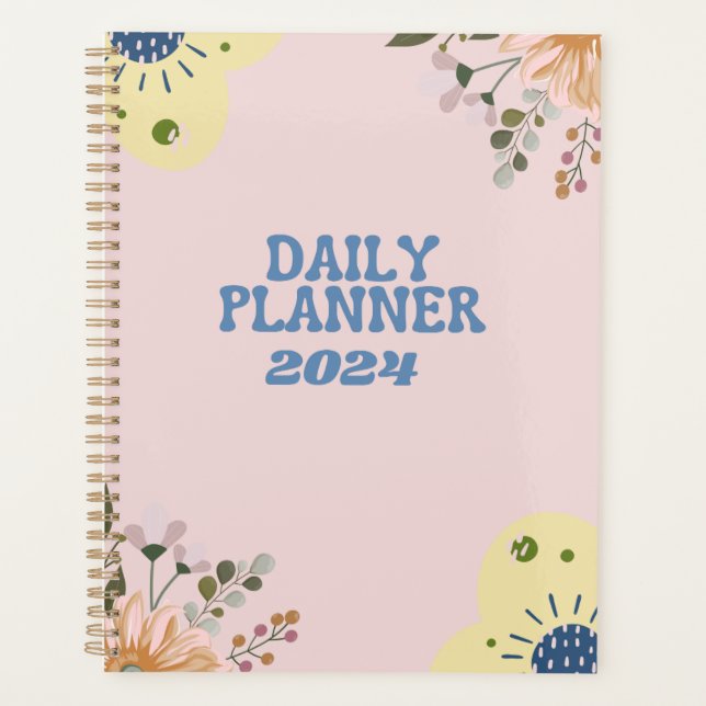 Pink pattern  planner (Front)