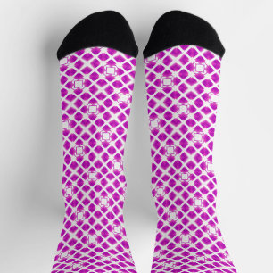 Pink pattern socks