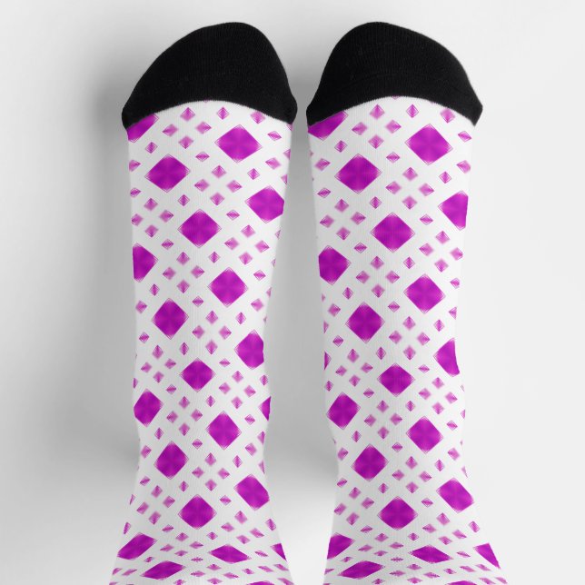 Pink pattern socks (Top)