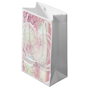 Pink Pattern Under the Sea Scales Small Gift Bag