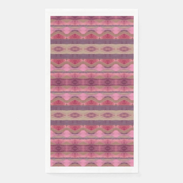 Pink Patterned Napkin (Front)