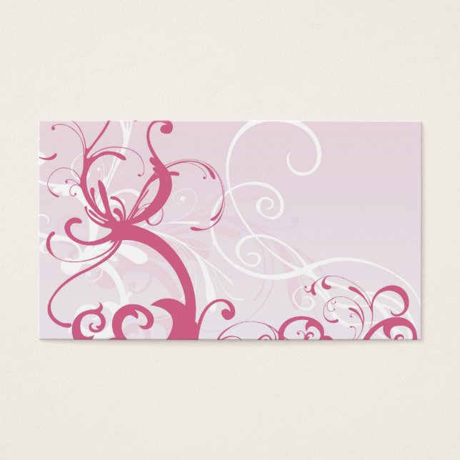 Pink patterns Profile Card (Front)