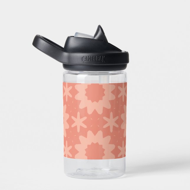 pink peach monogram water bottle (Right)