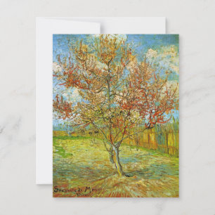 Pink Peach Tree in Blossom by Vincent van Gogh
