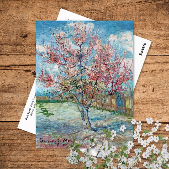 Pink Peach Trees Vincent van Gogh Postcard (Creator Uploaded)