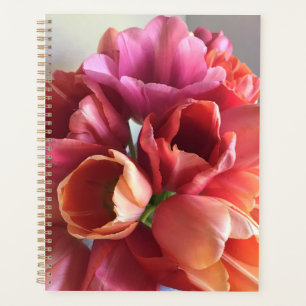 Pink & Peach Tulip Bouquet Planner