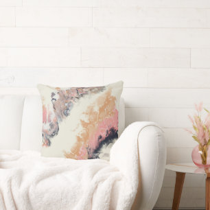 Pink Pearl Marbled Abstract Cushion