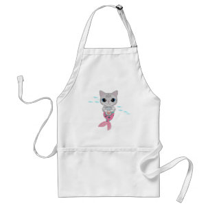 Pink Pearl Purrmaid Standard Apron