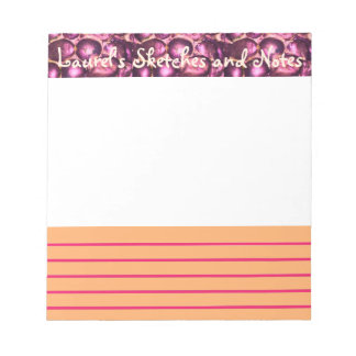 Pink Pebbled Glam small sketch and note pad