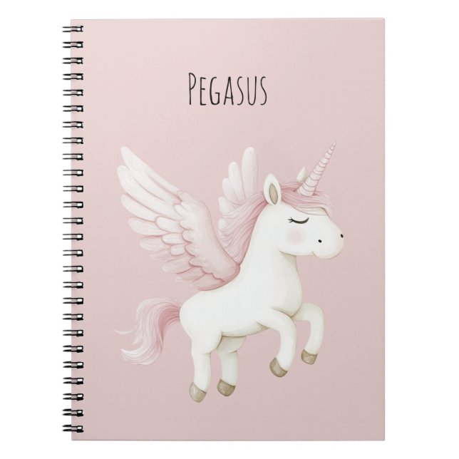 Pink Pegasus Notebook (Front)
