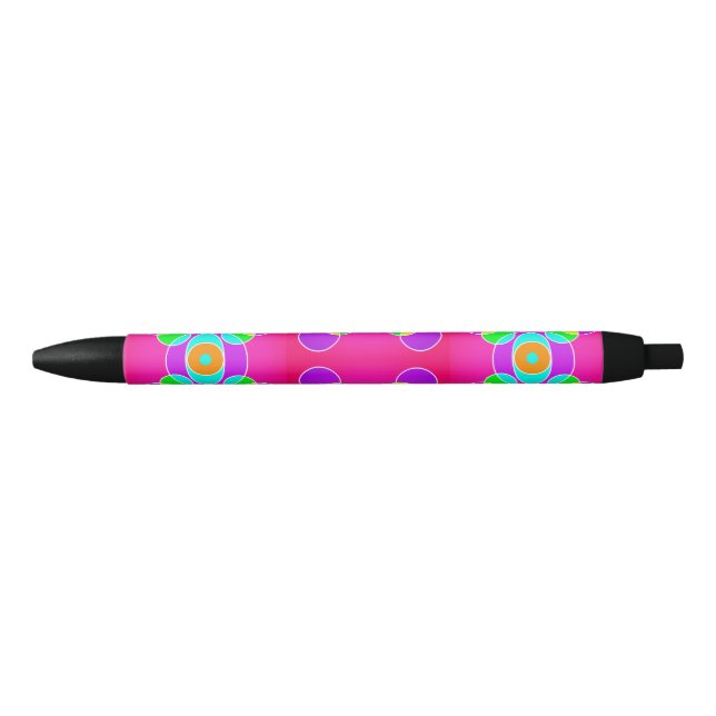 Pink pen pattern black pen (Front)