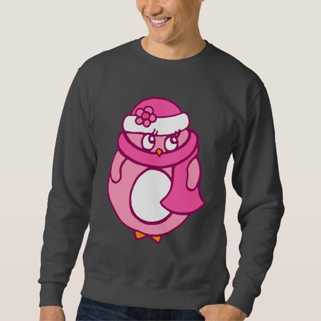 Pink Penguin Sweatshirt (Front)