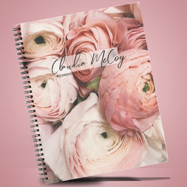 Pink Peonies | Business Spiral Notebook (Creator Uploaded)