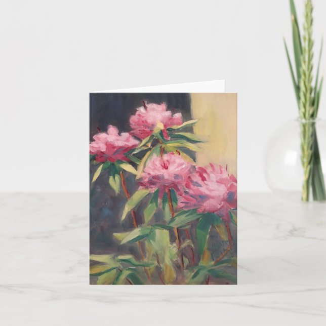 “Pink Peonies” Card (Front)