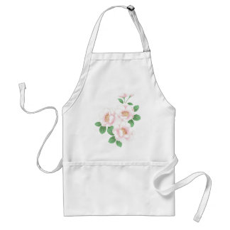 Pink Peonies Japanese Floral Kimono Standard Apron