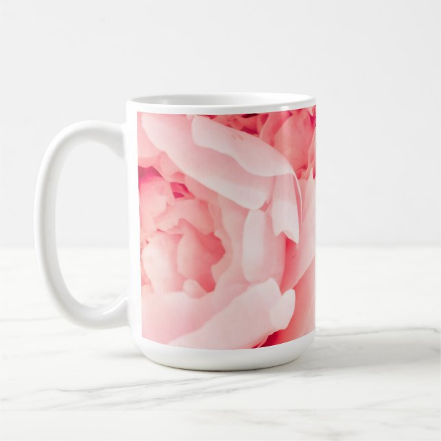 Pink Peonies Mug (Left)
