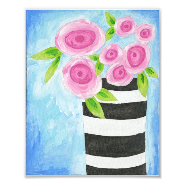 Pink Peonies Print (Front)