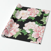 Pink Peonies Vintage Floral Kimono