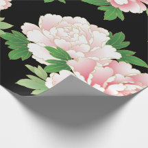 Pink Peonies Vintage Floral Kimono
