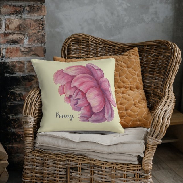 Pink Peony Big Bloom Cushion (Creator Uploaded)