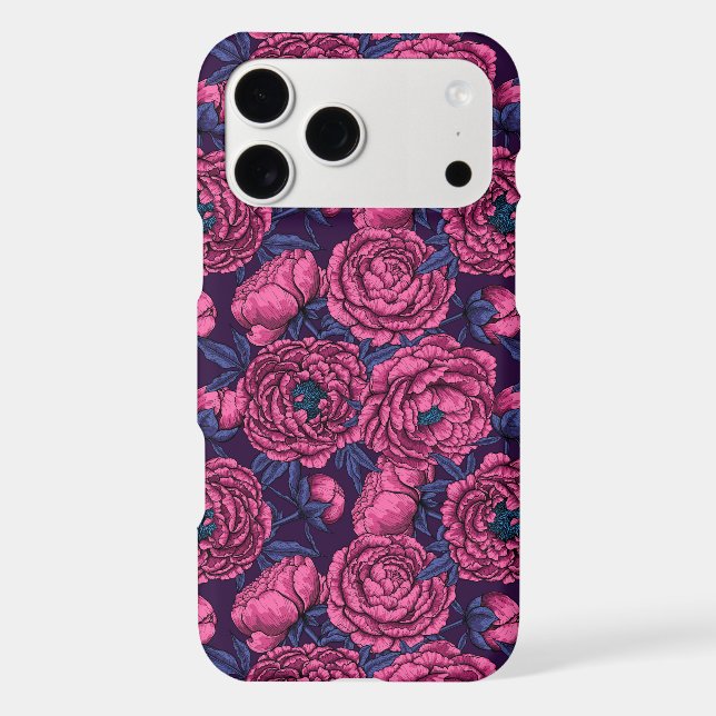 Pink peony bouquet iPhone 11 case (Back)