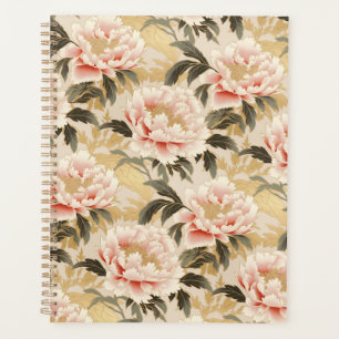 Pink Peony Chiyogami Planner