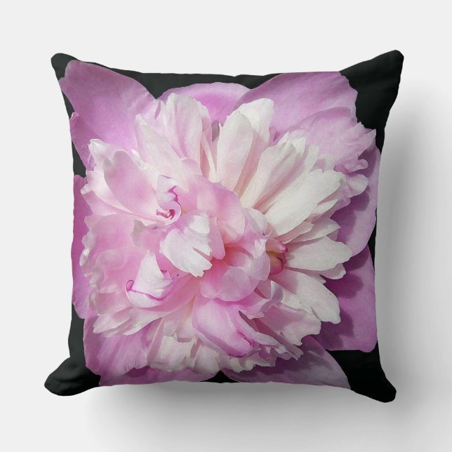 Pink Peony Cushion (Front)