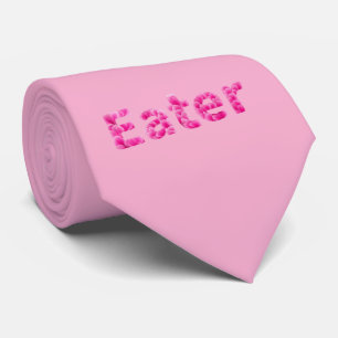Pink Peony Floral Eater Tie