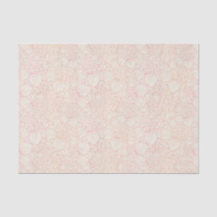 Pink Peony Floral Pattern Tissue Paper
