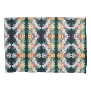 Pink Peony Flower Abstract Pillowcase