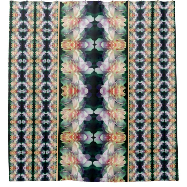 Pink Peony Flower Abstract              Shower Curtain (Front)