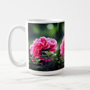 Pink Peony Flower in the Garden-33333 Coffee Mug