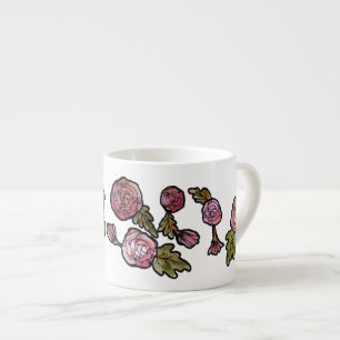 Pink Peony Flowers                                 Espresso Cup