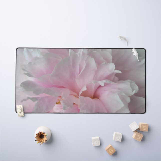 Pink Peony in Bloom Desk Mat of Eternal Joy (Kids Table)