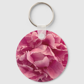 Pink Peony Key Chain
