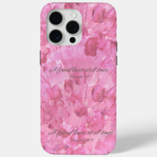 Pink Peony Phone Case-A Friend Loves iPhone 15 Pro Max Case