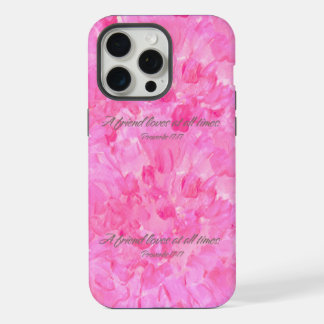 Pink Peony Phone Case-A Friend Loves iPhone 15 Pro Max Case