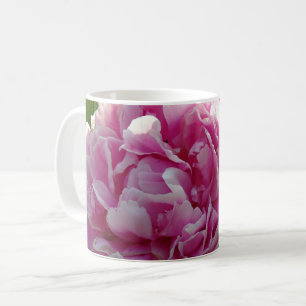 Pink Peony photo cottage farmhouse floral garden Coffee Mug