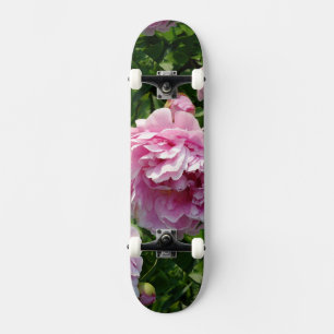 Pink Peony photo cottage farmhouse floral garden Skateboard
