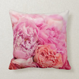 Pink Peony Pillow